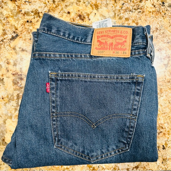 Levi's Other - Levis Strauss & Company 505 denim jeans SIZE 36x34